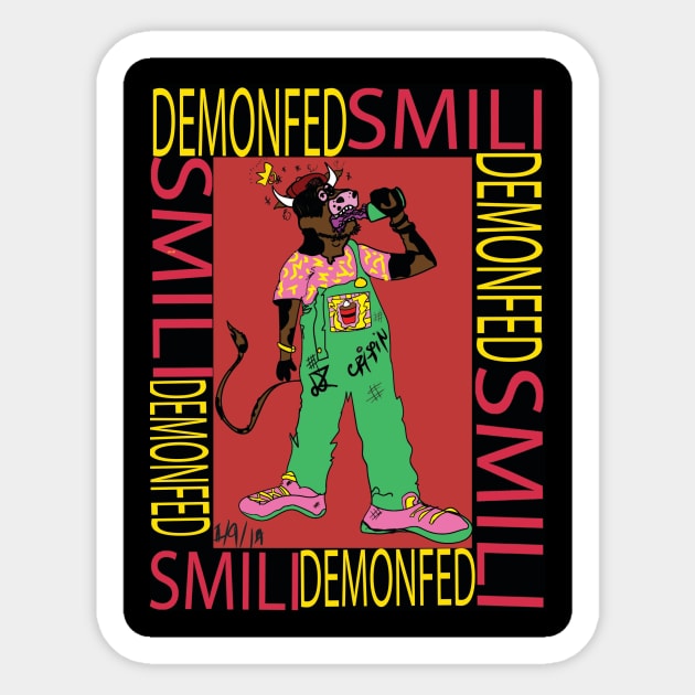 Demonfed & SMILI Collab Sticker by DemonFed